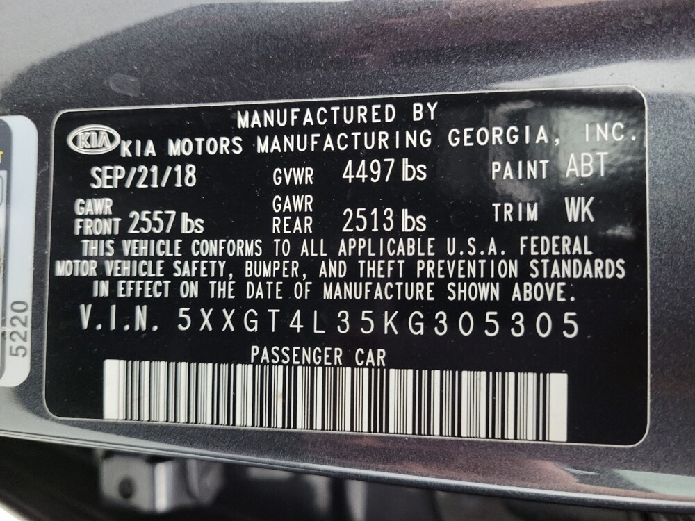 2019 Kia Optima in Raleigh, NC 27604 - 18078440 33