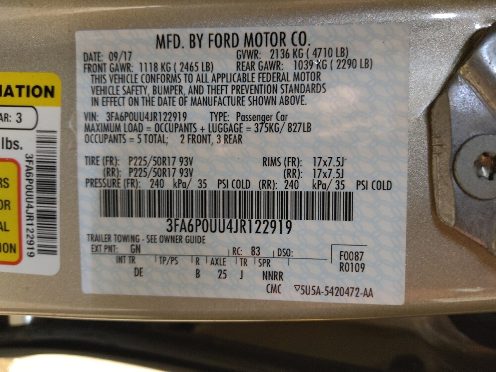 2018 Ford Fusion in Raleigh, NC 27604 - 18078441 33