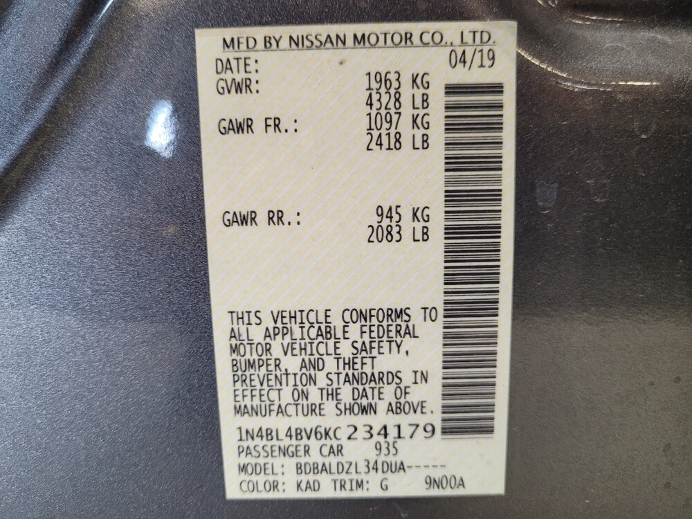 2019 Nissan Altima in Bakersfield, CA 93309 - 18078663 33