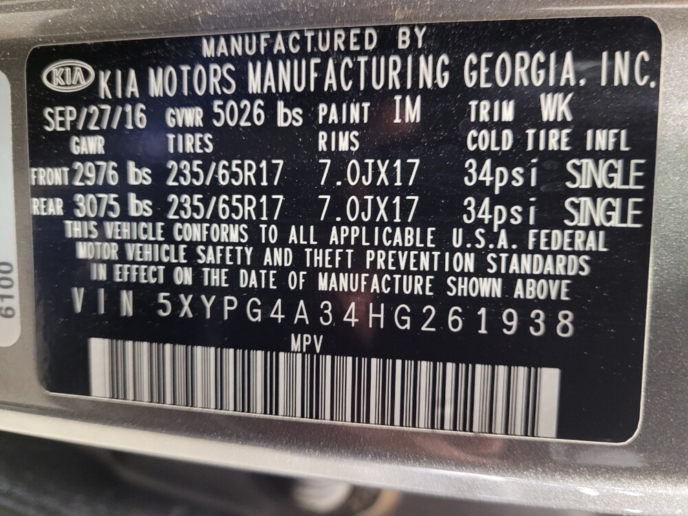 2017 Kia Sorento in Montclair, CA 91763 - 18078666 33