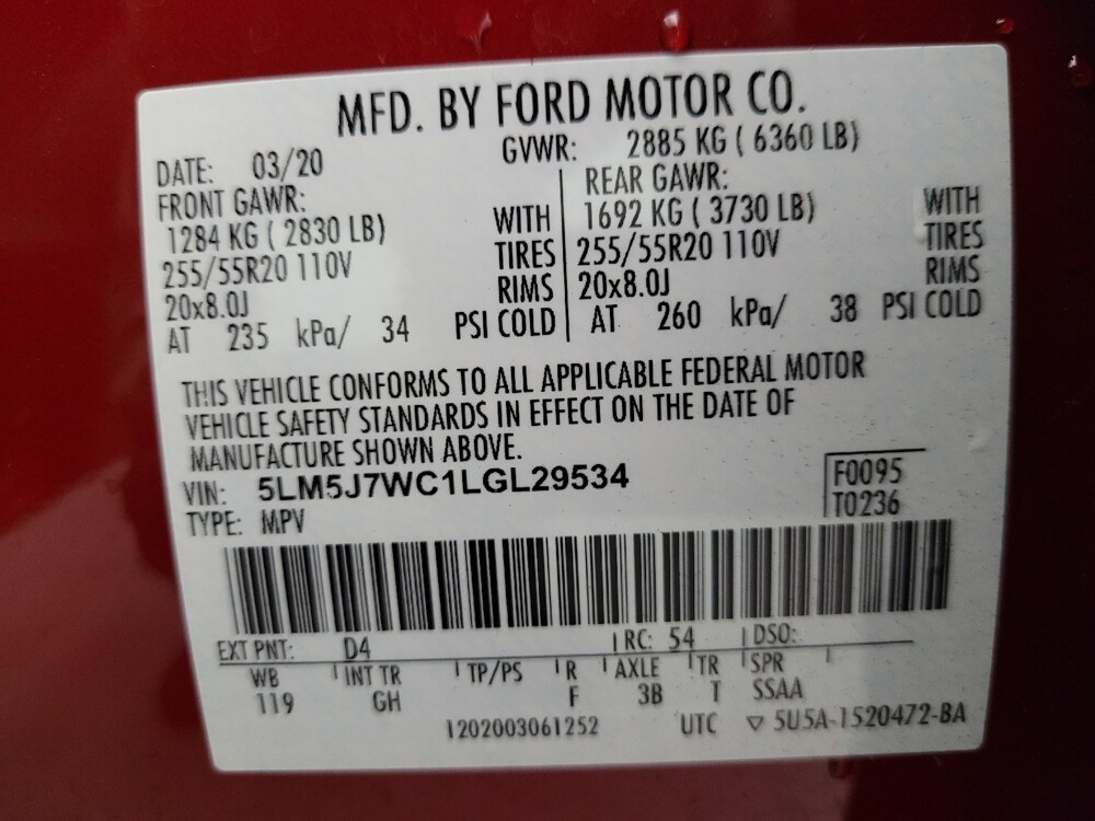 2020 Lincoln Aviator in Glendale, AZ 85301 - 18078676 33