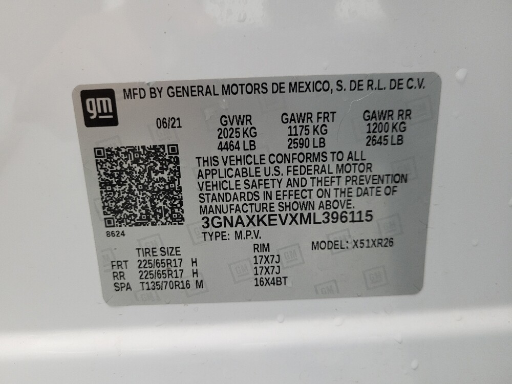 2021 Chevrolet Equinox in Glendale, AZ 85301 - 18078708 33