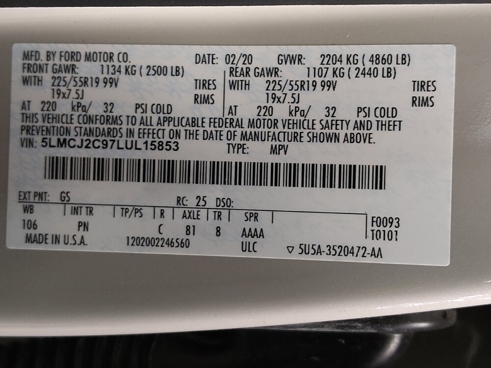 2020 Lincoln Corsair in Tampa, FL 33612 - 18078720 33