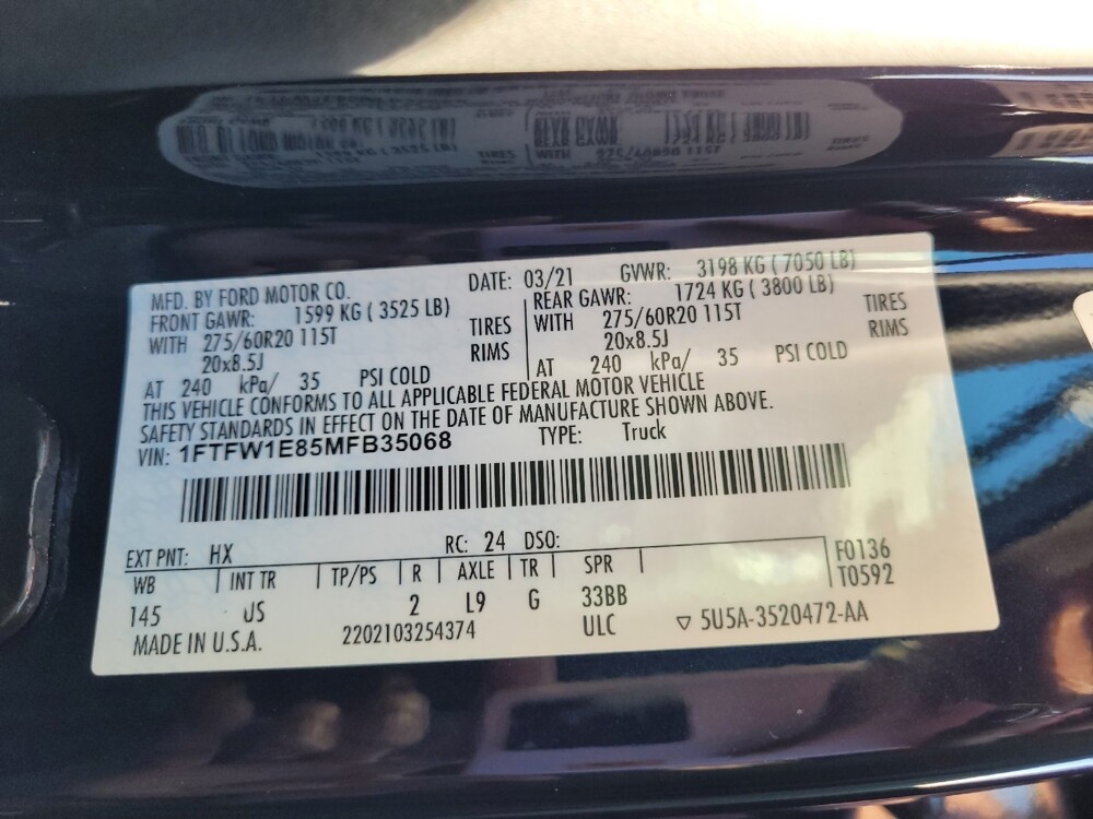 2021 Ford F150 in Greenville, NC 27834 - 18078754 33