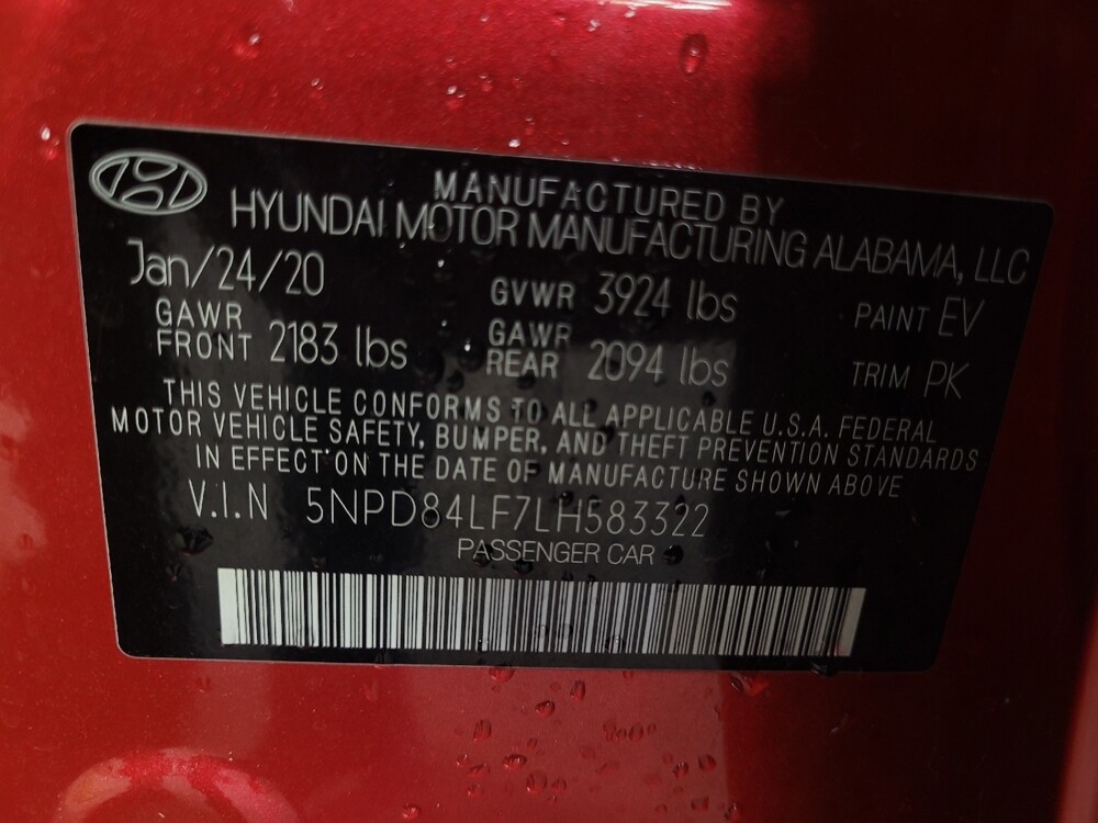 2020 Hyundai Elantra in Tampa, FL 33612 - 18078826 33