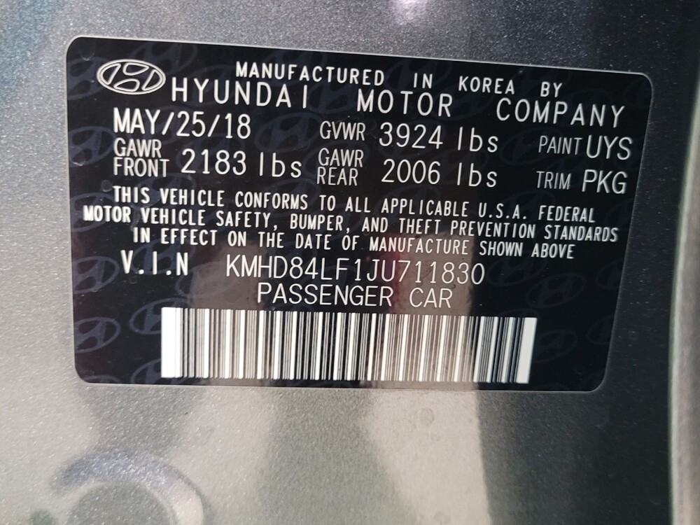 2018 Hyundai Elantra in Tampa, FL 33612 - 18078830 33