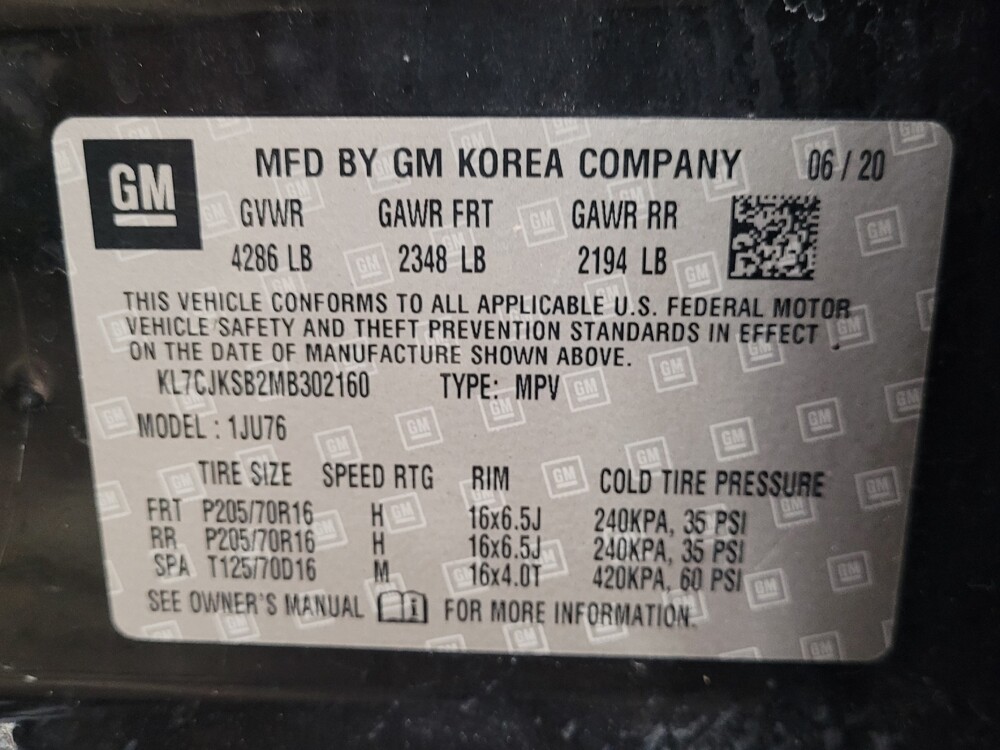 2021 Chevrolet Trax in West Palm Beach, FL 33409 - 18078833 33