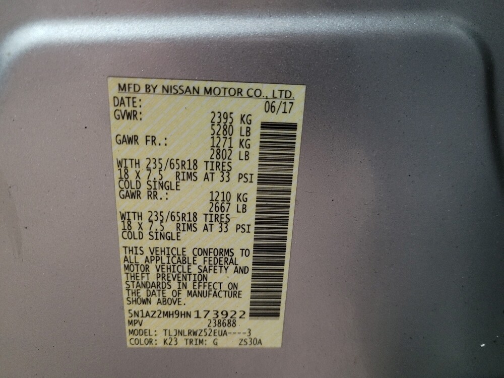 2017 Nissan Murano in Langhorne, PA 19047 - 18078890 33