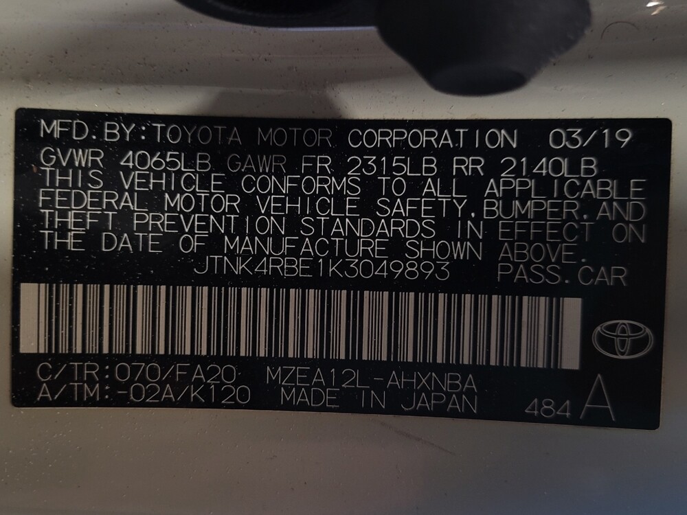 2019 Toyota Corolla in Jacksonville, FL 32210 - 18078896 33