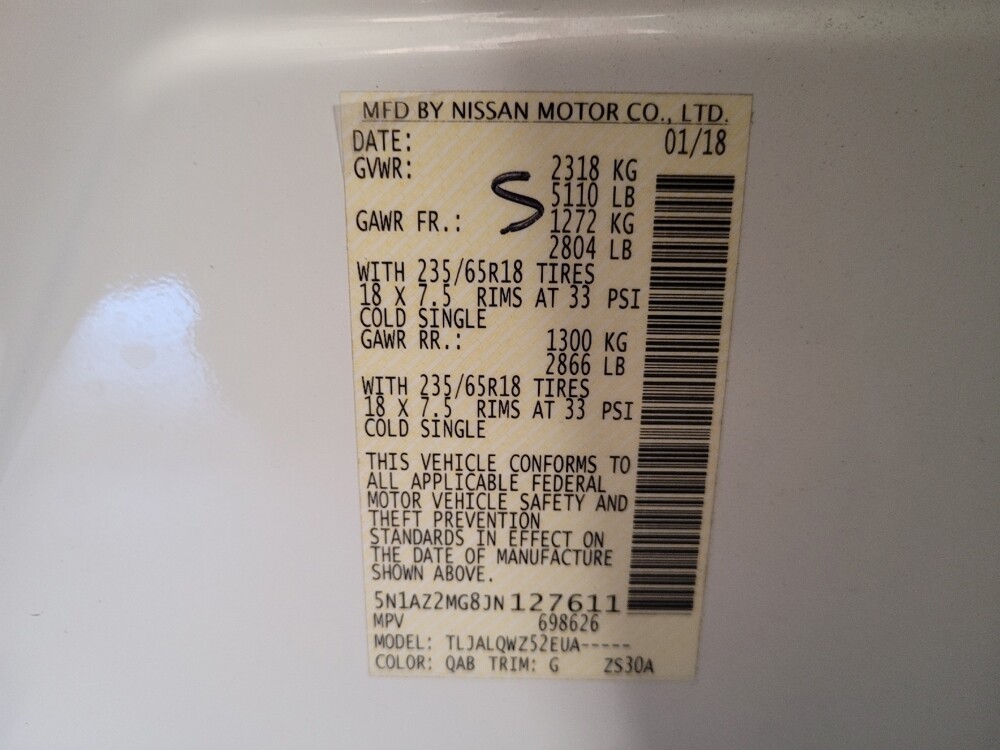 2018 Nissan Murano in Jacksonville, FL 32225 - 18078946 33