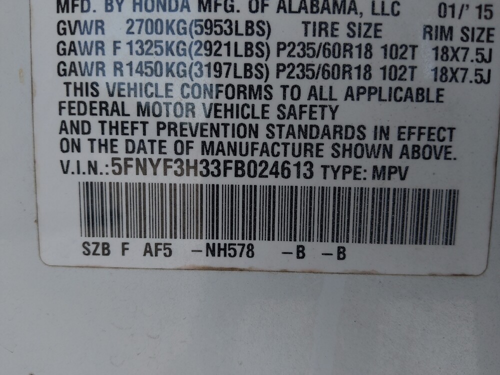 2015 Honda Pilot in Conyers, GA 30094 - 18078969 33