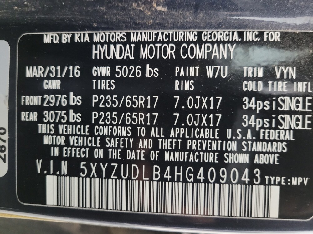 2017 Hyundai Santa Fe in Chandler, AZ 85225 - 18078991 33