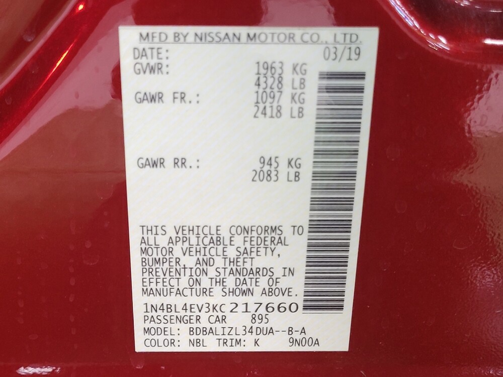 2019 Nissan Altima in Fort Myers, FL 33907 - 18079003 33