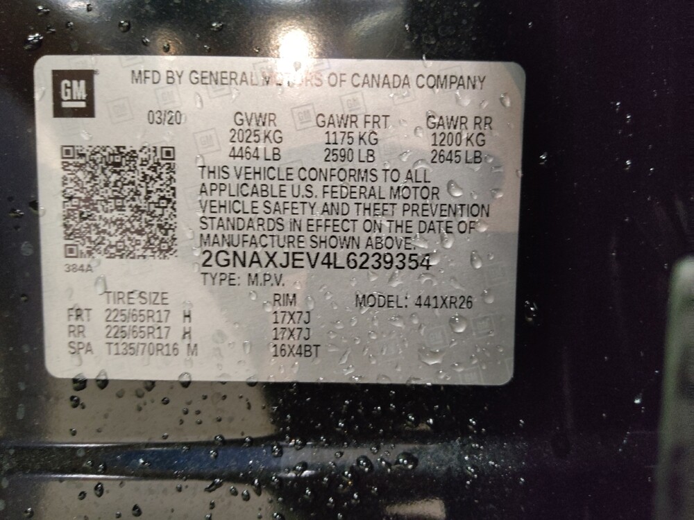 2020 Chevrolet Equinox in Fort Myers, FL 33907 - 18079008 33