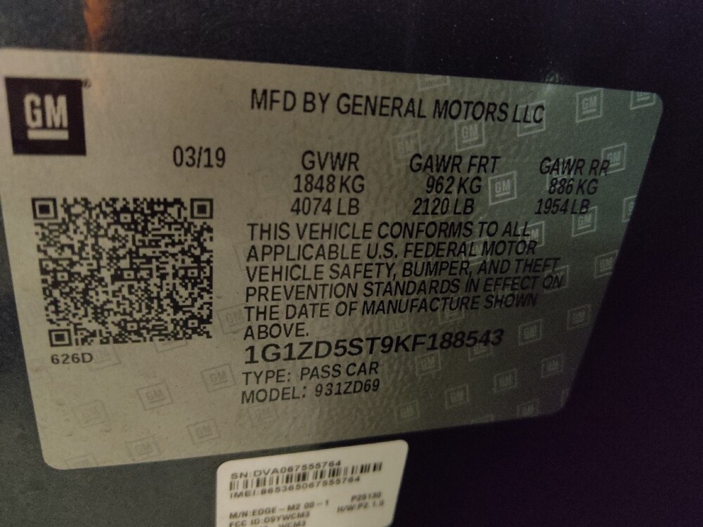 2019 Chevrolet Malibu in Tallahassee, FL 32304 - 18079009 33