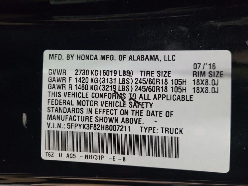 2017 Honda Ridgeline in Woodbridge, VA 22191 - 18079111 33