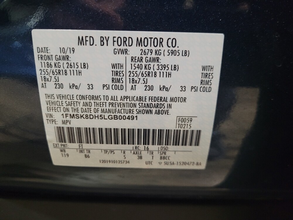 2020 Ford Explorer in Woodbridge, VA 22191 - 18079115 33