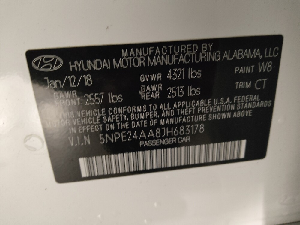 2018 Hyundai Sonata in Union City, GA 30291 - 18079188 33