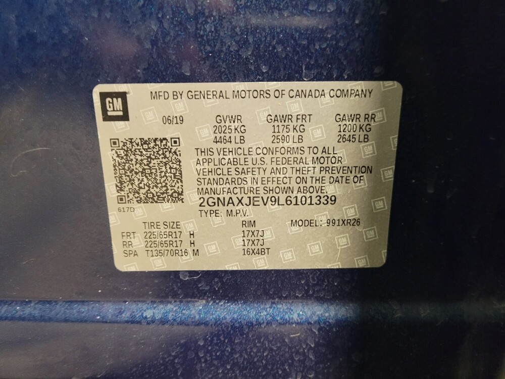 2020 Chevrolet Equinox in El Cajon, CA 92020 - 18079219 33