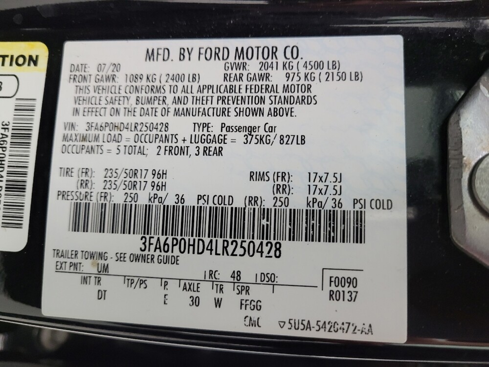 2020 Ford Fusion in Raleigh, NC 27604 - 18079252 33