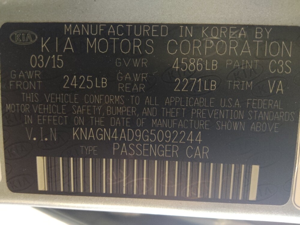 2016 Kia Optima in Houston, TX 77074 - 18079268 33