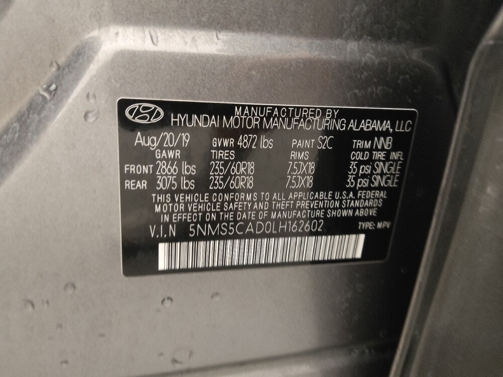 2020 Hyundai Santa Fe in Springfield, MO 65807 - 18079287 33