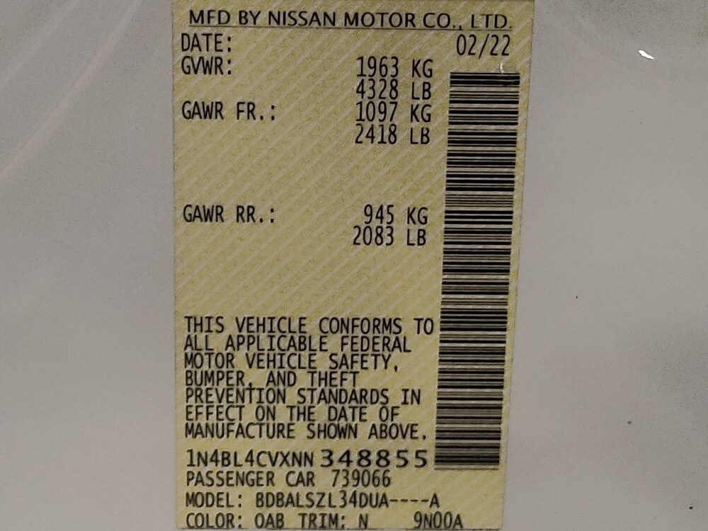 2022 Nissan Altima in Clearwater, FL 33764 - 18079391 33