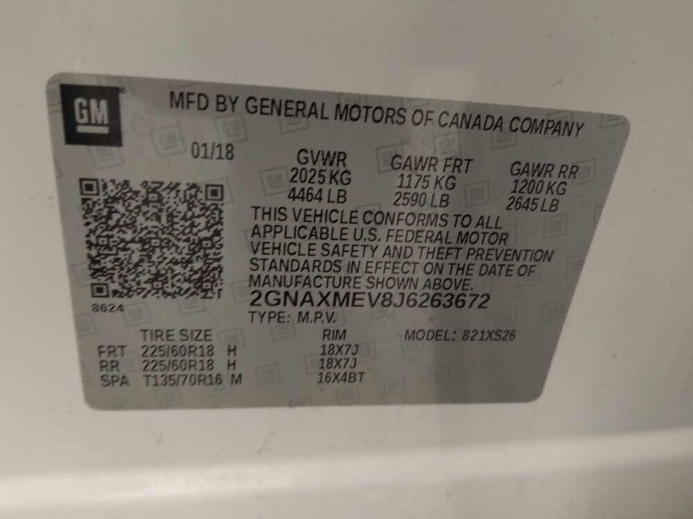 2018 Chevrolet Equinox in Denver, CO 80012 - 18079426 33