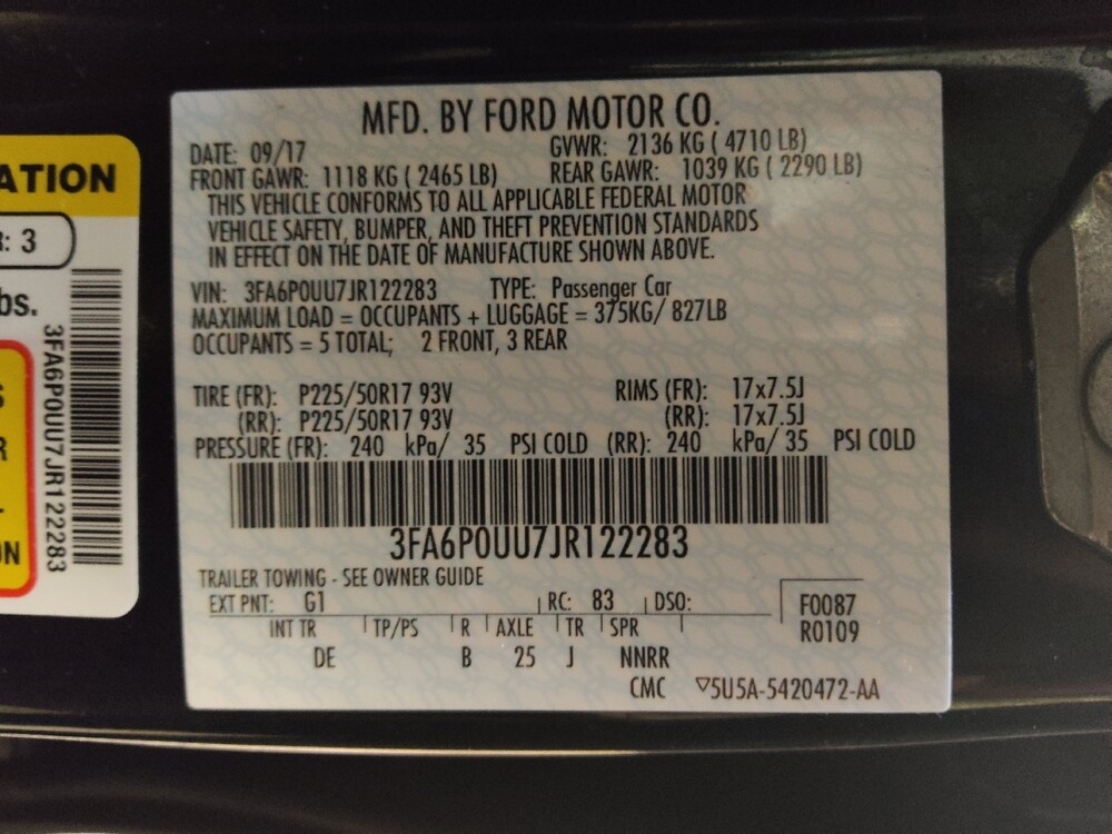 2018 Ford Fusion in Greenville, SC 29607 - 18079478 33