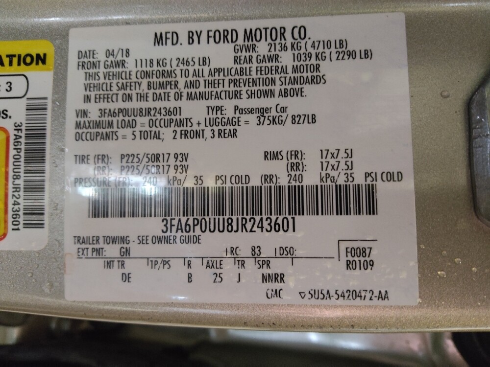 2018 Ford Fusion in Greenville, SC 29607 - 18079510 33