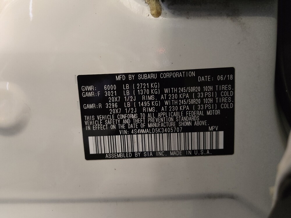 2019 Subaru Ascent in Bradenton, FL 34207 - 18079514 33