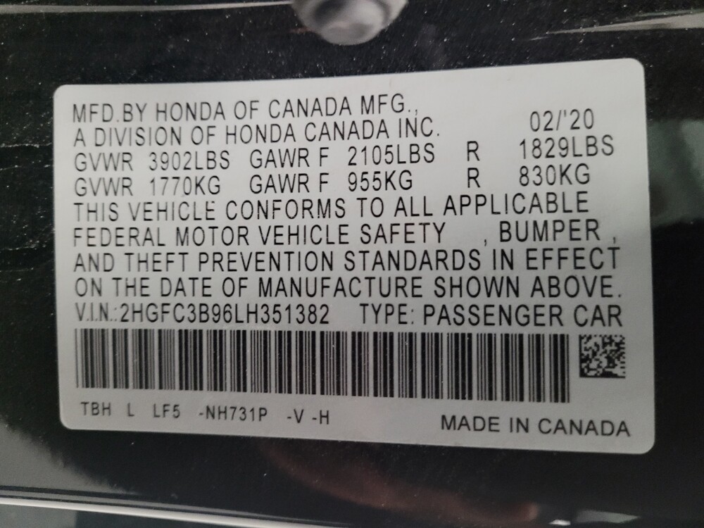 2020 Honda Civic in Sacramento, CA 95821 - 18079560 33