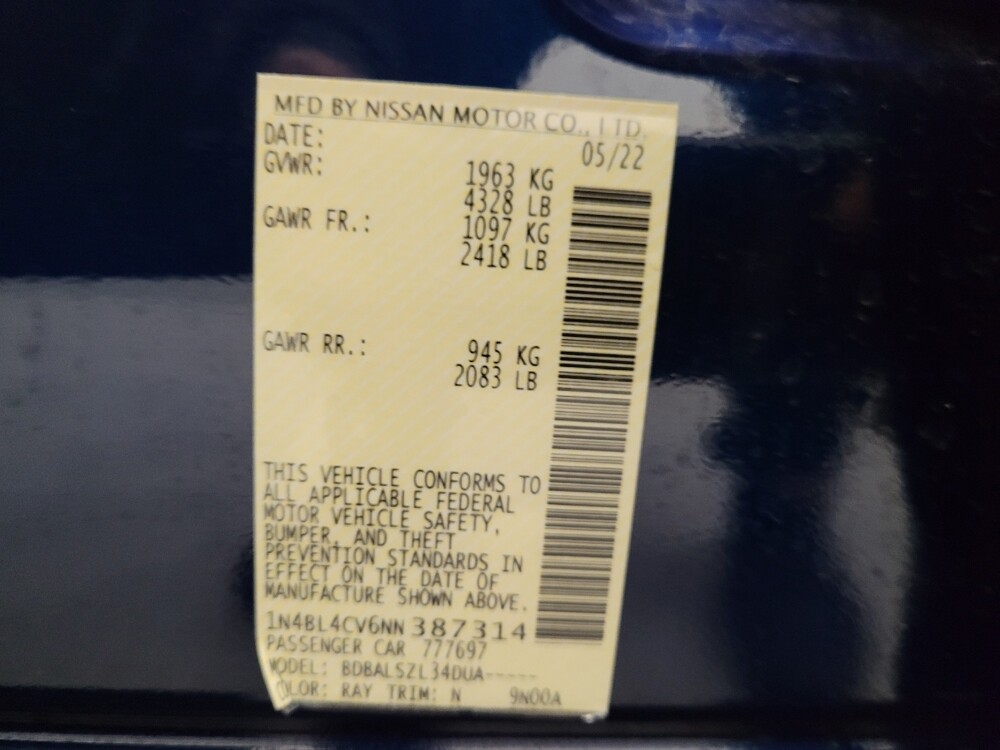 2022 Nissan Altima in El Cajon, CA 92020 - 18079604 33