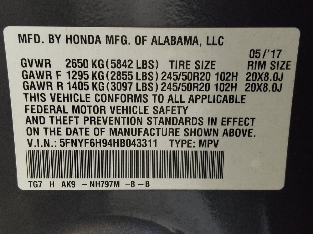 2017 Honda Pilot in Tyler, TX 75701 - 18079896 33