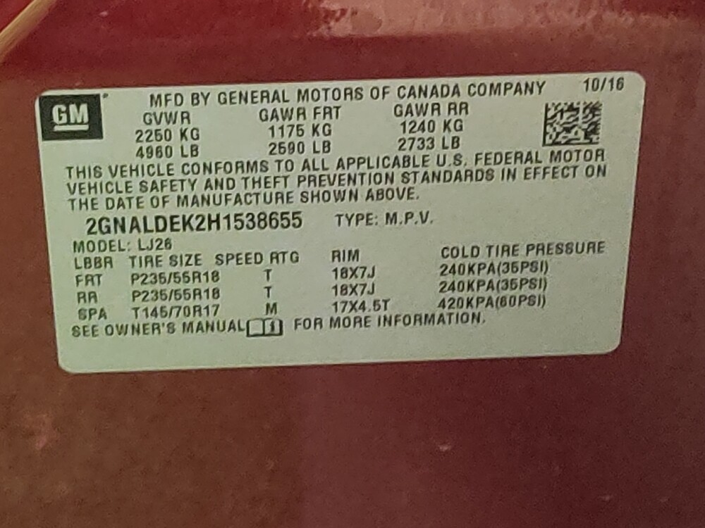 2017 Chevrolet Equinox in Fort Myers, FL 33907 - 18079923 33