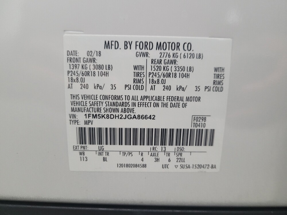 2018 Ford Explorer in Taylor, MI 48180 - 18080037 33