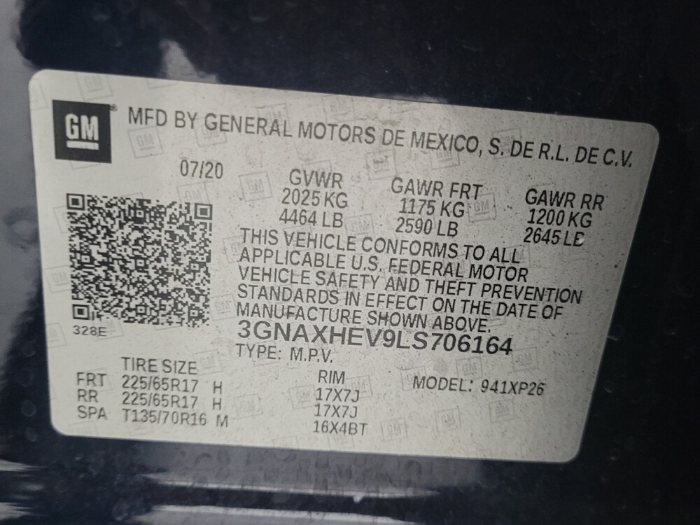 2020 Chevrolet Equinox in Fort Myers, FL 33907 - 18080135 33