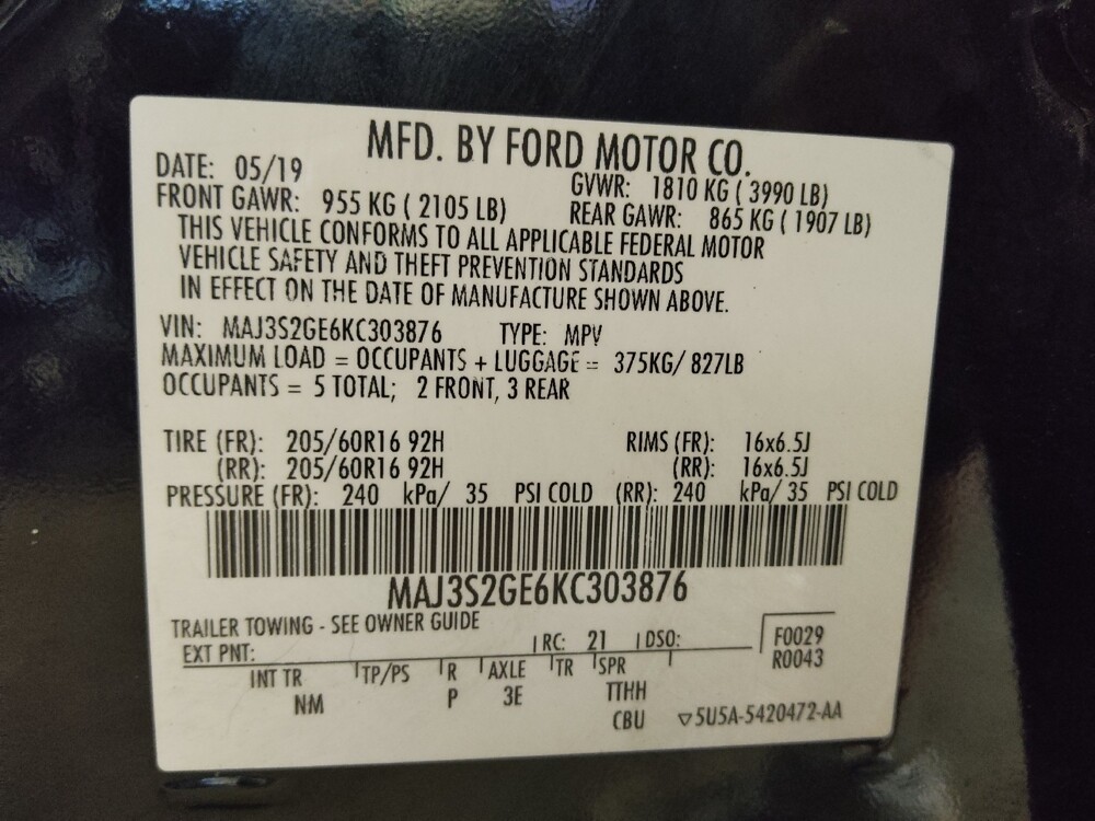 2019 Ford EcoSport in Winston-Salem, NC 27103 - 18080200 33