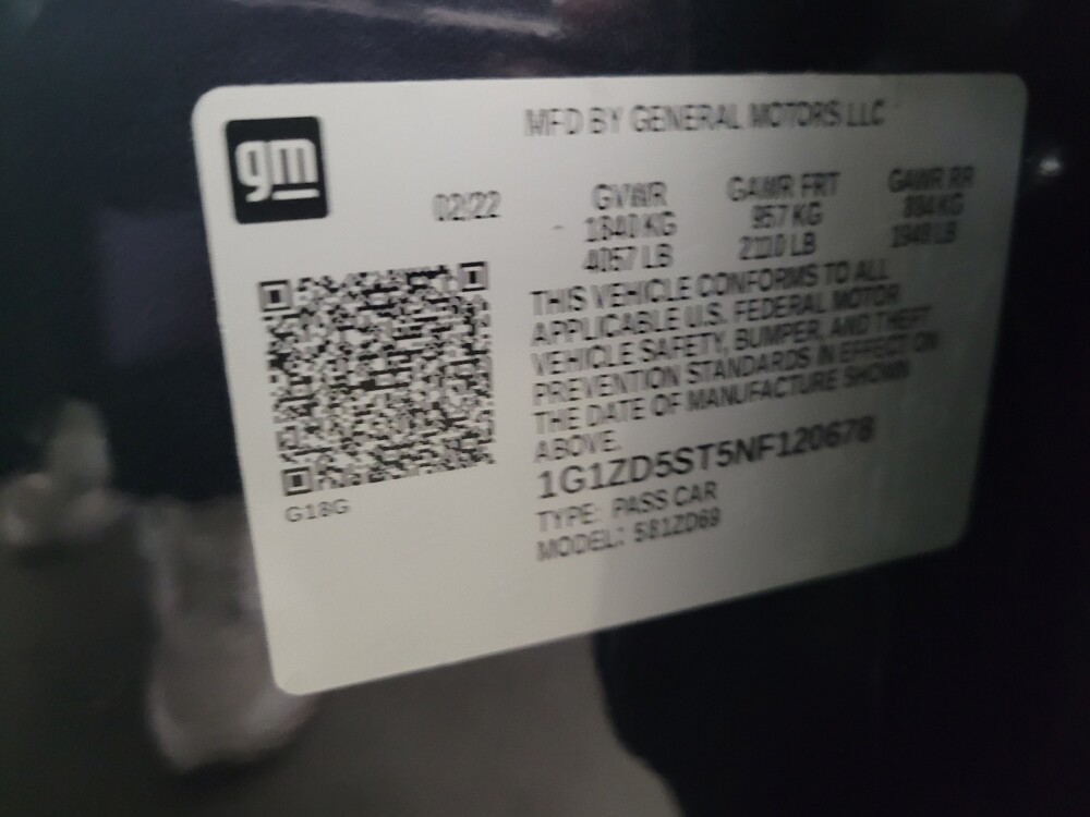 2022 Chevrolet Malibu in Union City, GA 30291 - 18080225 33