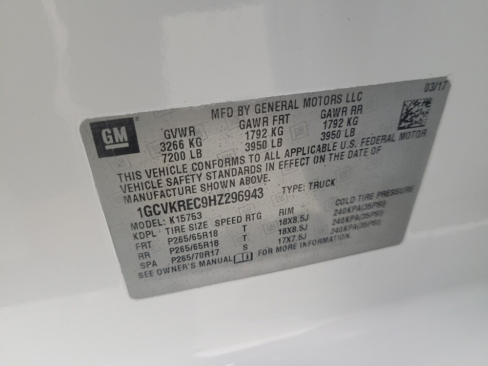 2017 Chevrolet Silverado 1500 in Eastpointe, MI 48021 - 18080297 33