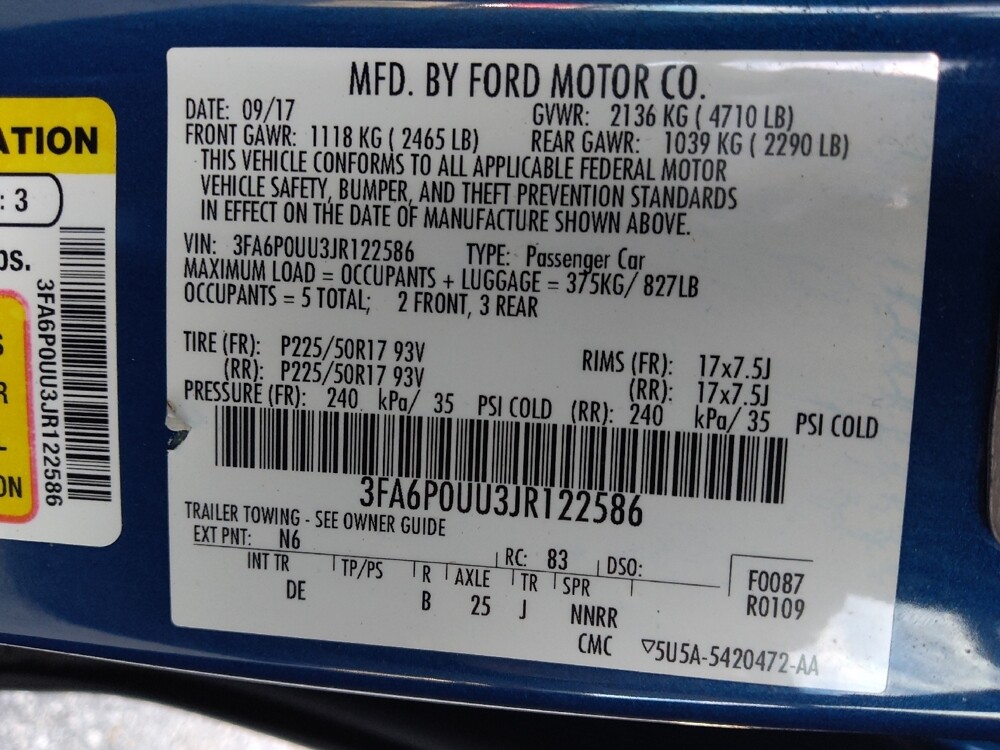 2018 Ford Fusion in Marietta, GA 30062 - 18080350 33