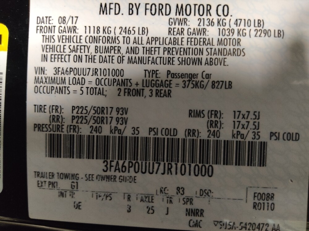 2018 Ford Fusion in Morrow, GA 30260 - 18080363 33
