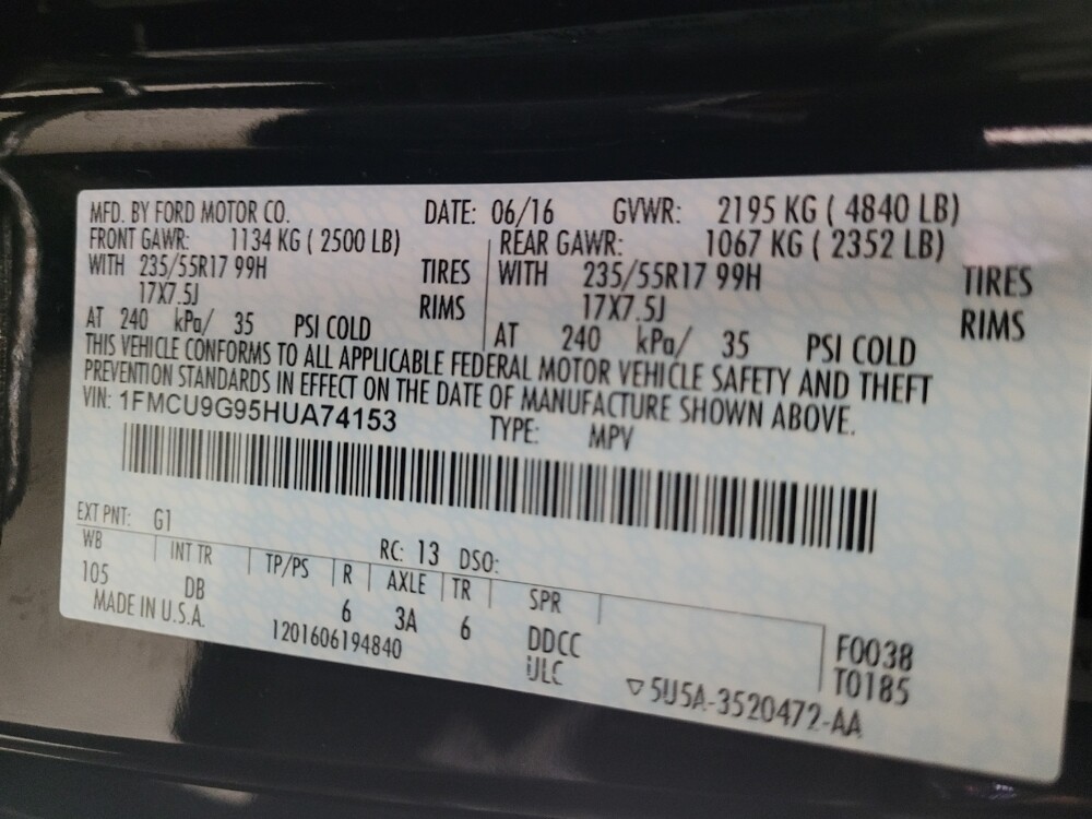 2017 Ford Escape in Eastpointe, MI 48021 - 18080376 33