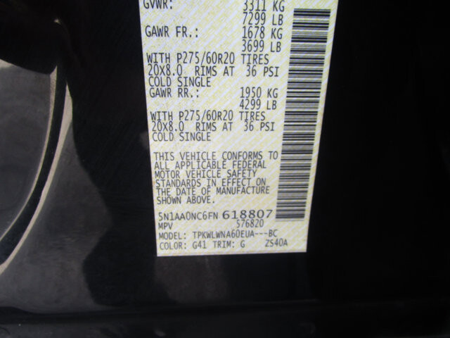 2015 Nissan Armada in Tampa, FL 33604-6914 - 18080395 34