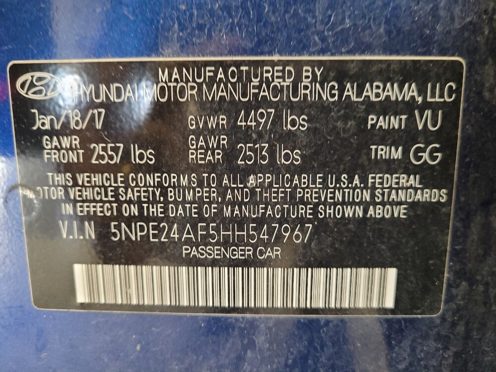 2017 Hyundai Sonata in Bakersfield, CA 93309 - 18080415 33