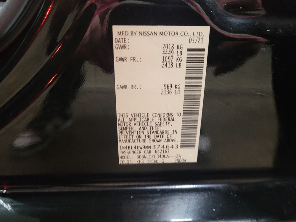 2021 Nissan Altima in New Castle, DE 19720 - 18080425 33