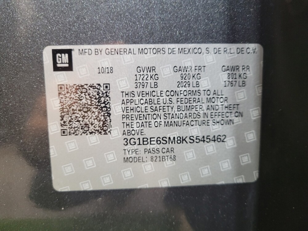 2019 Chevrolet Cruze in Maple Heights, OH 44137 - 18080445 33