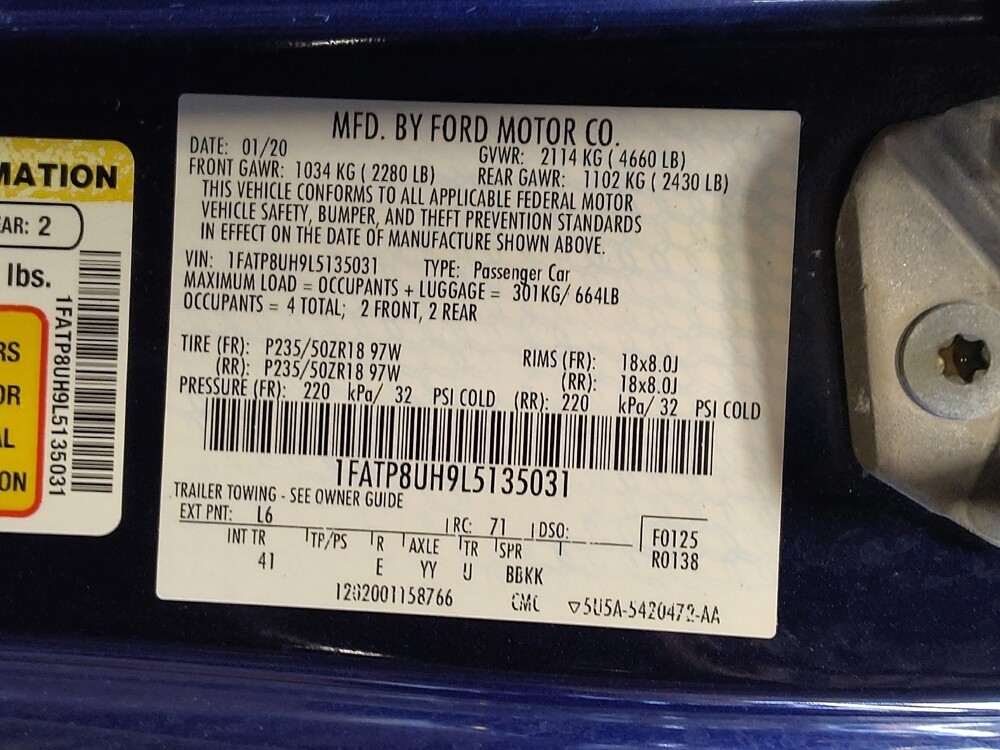 2020 Ford Mustang in West Palm Beach, FL 33409 - 18080468 33