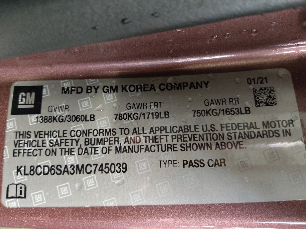 2021 Chevrolet Spark in Clearwater, FL 33764 - 18080471 33