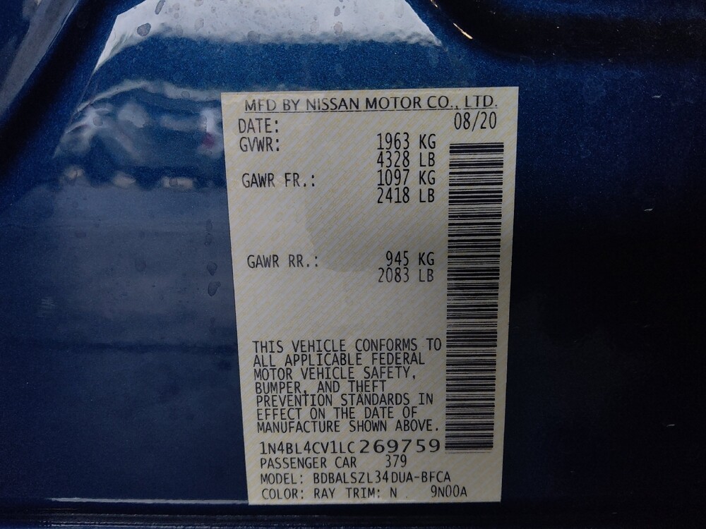 2020 Nissan Altima in Jacksonville, FL 32210 - 18080479 33